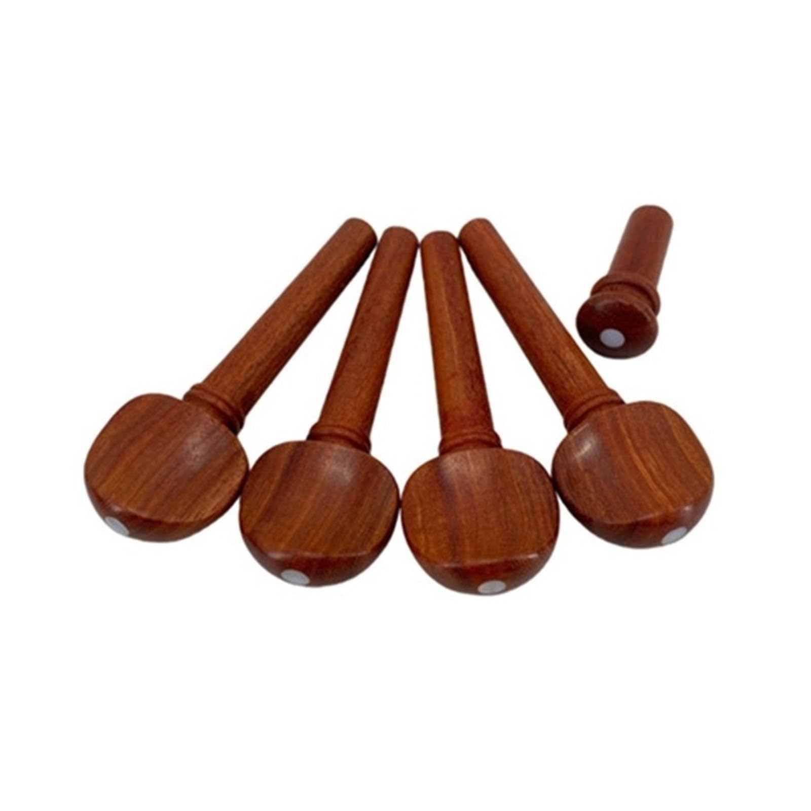 Accesorios for violín 4/4, mentonera de palisandro, clavijas, pilar trasero(S2)