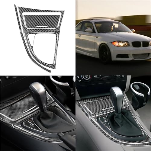 Autocollant carbone BMW E87 RHD : masquez les rayures de la console - 2