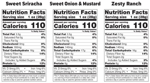 Enlightened Bada Bean Bada Boom - Plant-Based Protein, Gluten Free, Vegan, Crunchy Roasted Broad (Fava) Bean Snacks, 100 Calories per Serving, Saucy Box, 1 Oz (Pack of 24)
