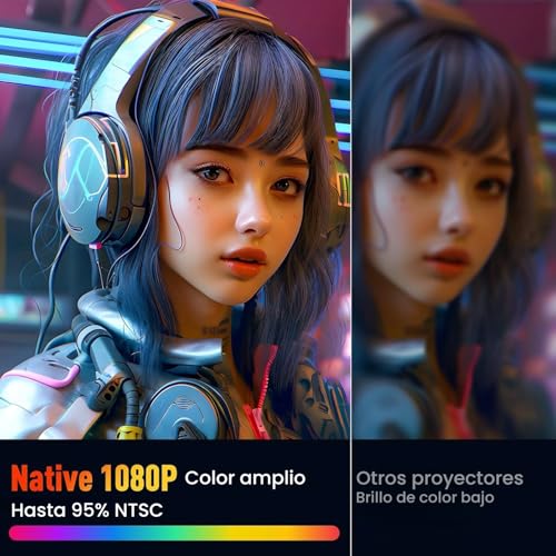 Proyectores, Wireless proyector mexico Marca E T EASYTAO (2)