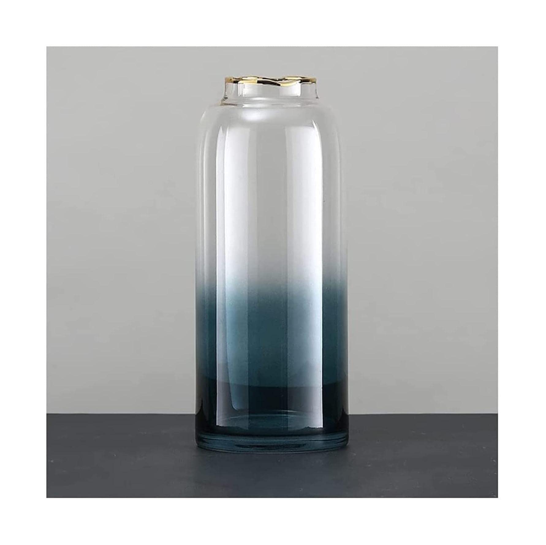 Ngdfgr As Known Fashion Simple Phnom Penh Vase Cylindrical Mosaic Color Hydroponic Flower Vases Modern Desktop Decoration Table Decor Bookshelf Decoration (A),A