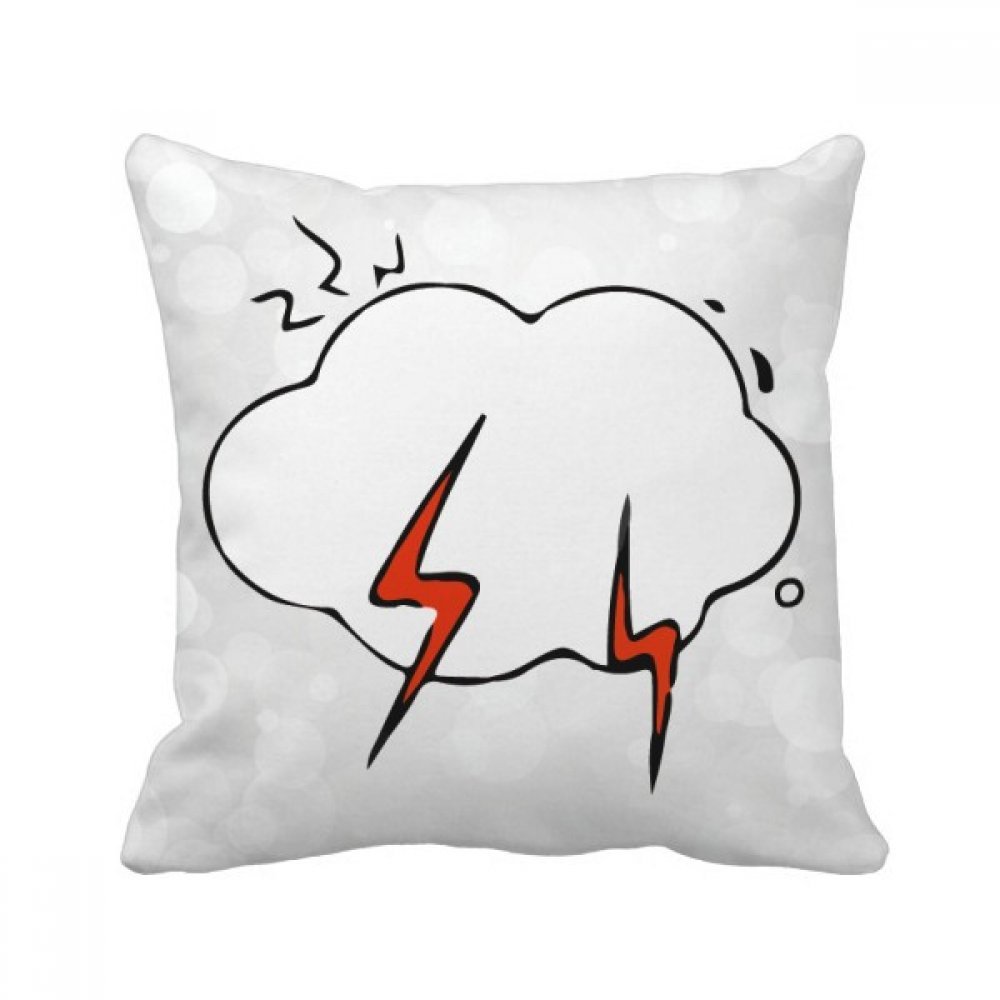 Coussin nuage ensoleillé multicolore, le cadeau déco parfait pour un canapé moderne