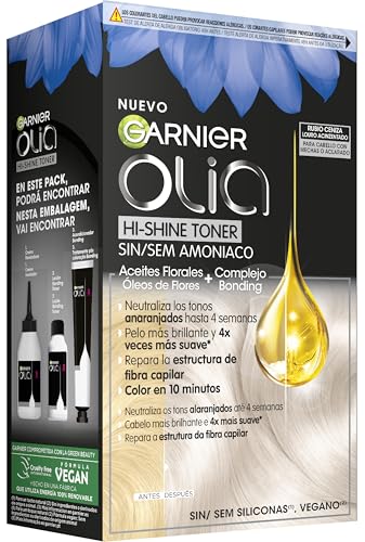 NOVA ENGEL Olia Hi Shine Toner Coloraciã³N Semipermanente Neutralizador De Tonos 9.1 Rubio Ceniza 3 Pz