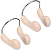 SEWACC 2 piezas de pinzas nasales impermeables para natación para adultos, protectores nasales TPR anticoceo para piscina y entrenamiento subacuático, pinza nasal cómoda y reutilizable 1