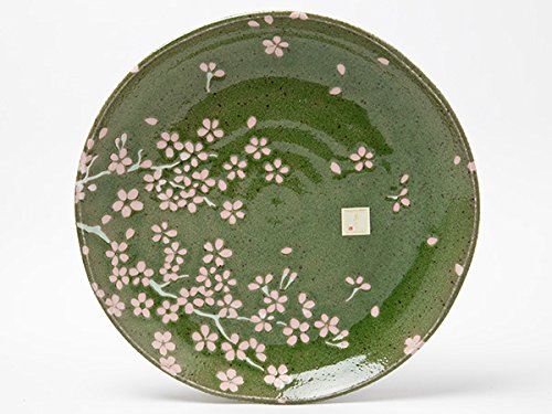 新品未開封　前畑陶器☆竹久夢二　大皿＆フリーカップ6客セット　カゴ付き Amazon | 竹久夢二 庫山窯 夢桜 木製カゴ付フリーカップ 同柄皿