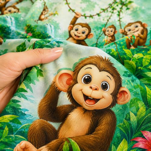 Image of Grab for Home 7D Digital Printed Kids Double Bedsheet Set with Free Bedsheet Tucker | 90 x 100 Inch | Cloud Cotton Soft & Breathable Fabric | Colorful Bedding for Kids Room