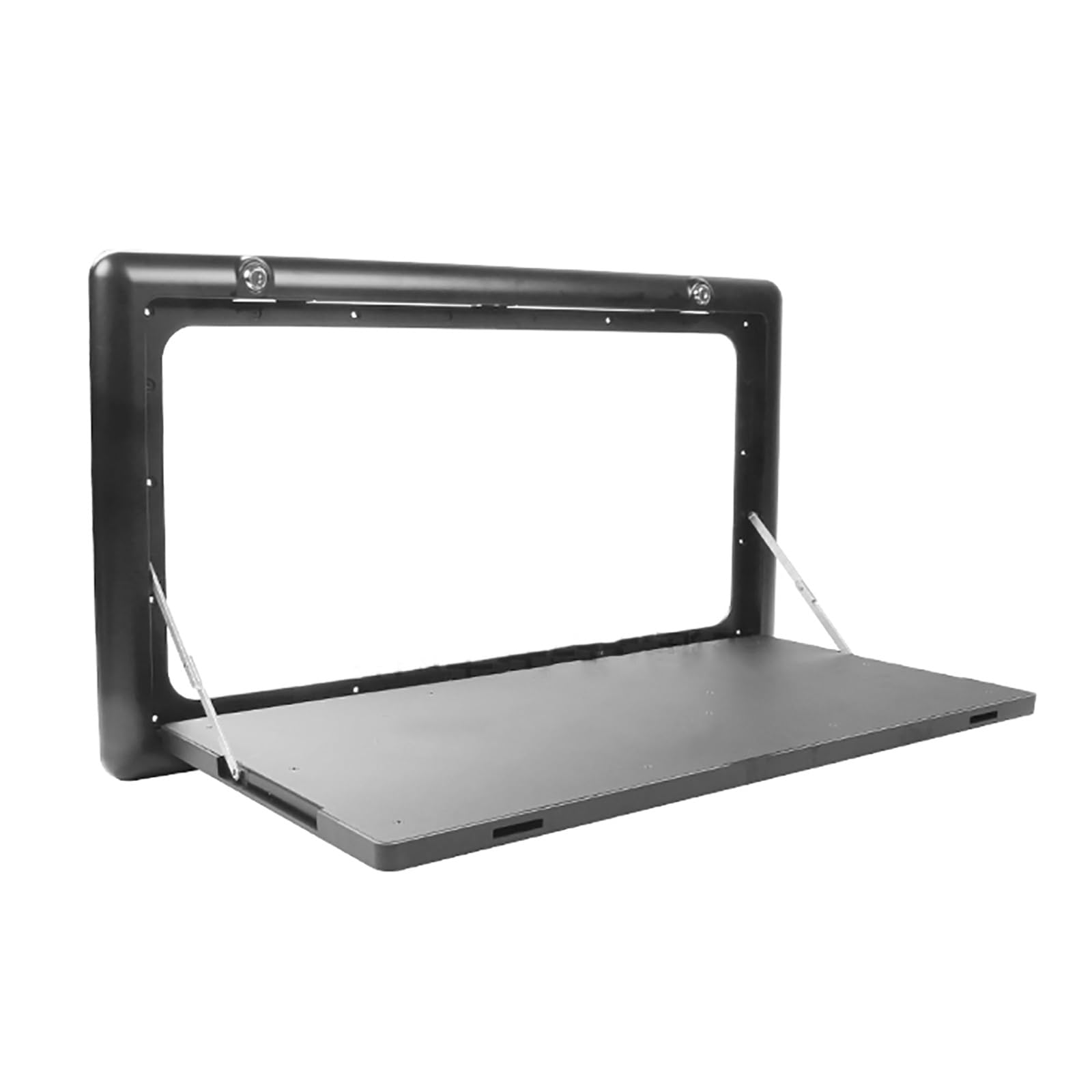 TRUNXUCL RV Wall Mounted Table, Camper Drop Leaf Folding Dinette Table with Maxload 44Lbs, Travel Table Lockable Wall Table Kit for Campervans and