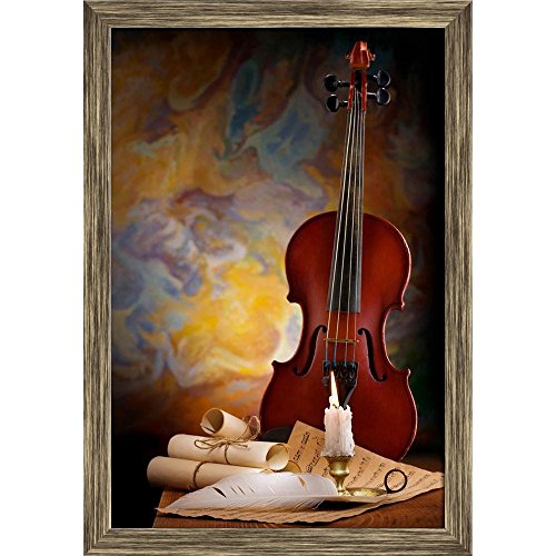 Image of ArtzFolio Antique Music Tabletop Painting Antique Golden Frame 8 x 11.3 inch (20 x 29 cms)