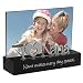 Malden International Designs Nana Desktop Expressions with Silver Word Attachment Picture Frame, 4x6, Black