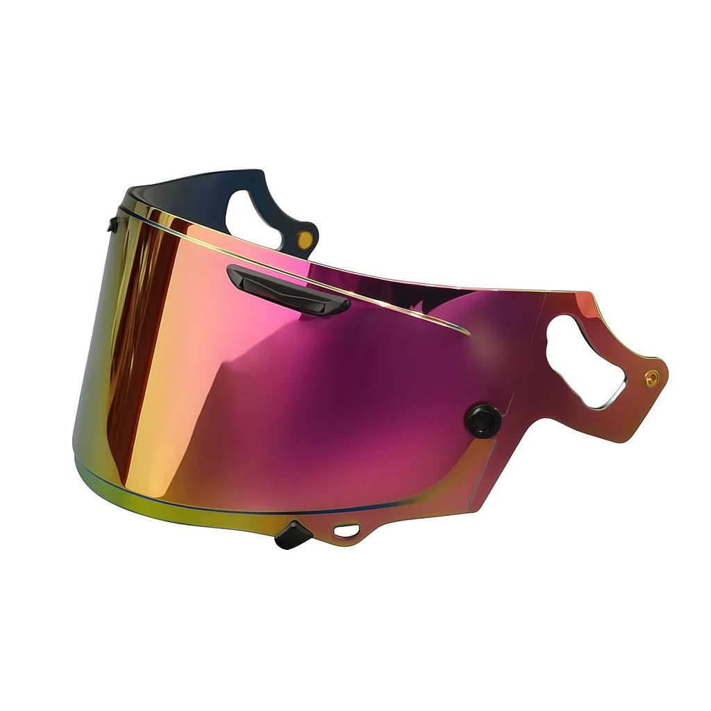 Regent-X Replacement Helmet Visor Compatible with RX7X VAS-V MAX Quantum-X Corsair-X UV Protection Anti-Scratch Wearproof Shield Universal Face Shield Accessories(RoseRed)