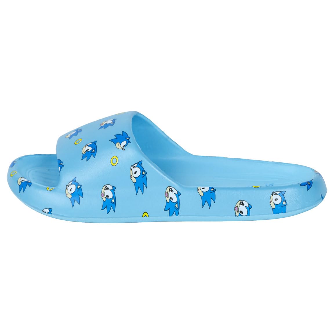 Sonic Flip Flops for Kids - Blue Colour - Size 13 - Made of 100% EVA - Flip Flops - Sonic Print - Original Product Designed in Spain