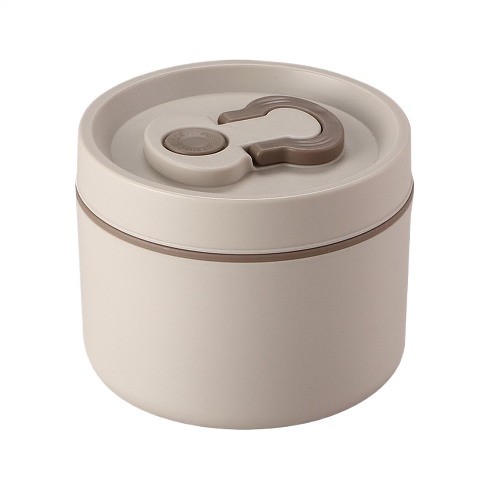 Portapranzo in Acciaio Inox, Contenitore Termico per Alimenti, Contenitore per la Preparazione dei pasti, Contenitore Portatile per Alimenti, Acciaio Inox