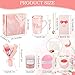 Set Regalo de Cumpleaños para Mujer Taza Cerámica Rosa de 350 ml Bougie Aromática Bombas de Baño y Jabón Artesanal Regalo Original para Amigas Imagen de Set Regalo de Cumpleaños para Mujer Taza Cerámica Rosa de 350 ml Bougie Aromática Bombas de Baño y Jabón Artesanal Regalo Original para Amigas