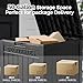 Trygoal 50-Gallon Package Delivery Box for Outside - Resin Storage with Sign & Lockable Secure, Waterproof Package Drop Box with Pre-Installation Hole for Curbside, Porch, Black