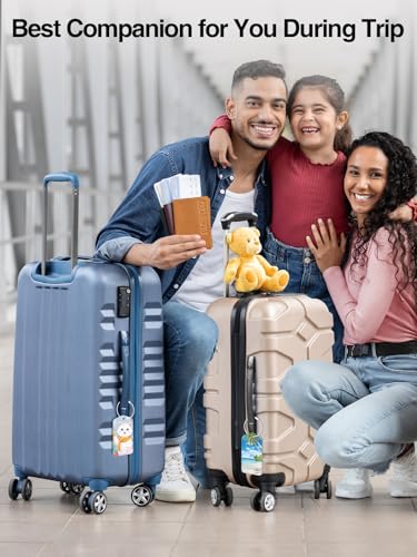 Image of TopMade Luggage Tags, Works with Apple Find My, Smart Suitcase Tag Tracker