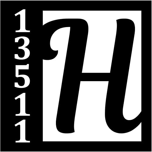 Miniatura 8 de PK Décor Lamp Post Address Accessory, Metal ACM House Street Number Sign, Custom House Number Garden Flag, 14 incn, Realtor House Warming Gift, QUICK