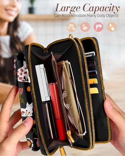 Image of Miss Adola Zipper Cell Phone Crossbody Bag for Women