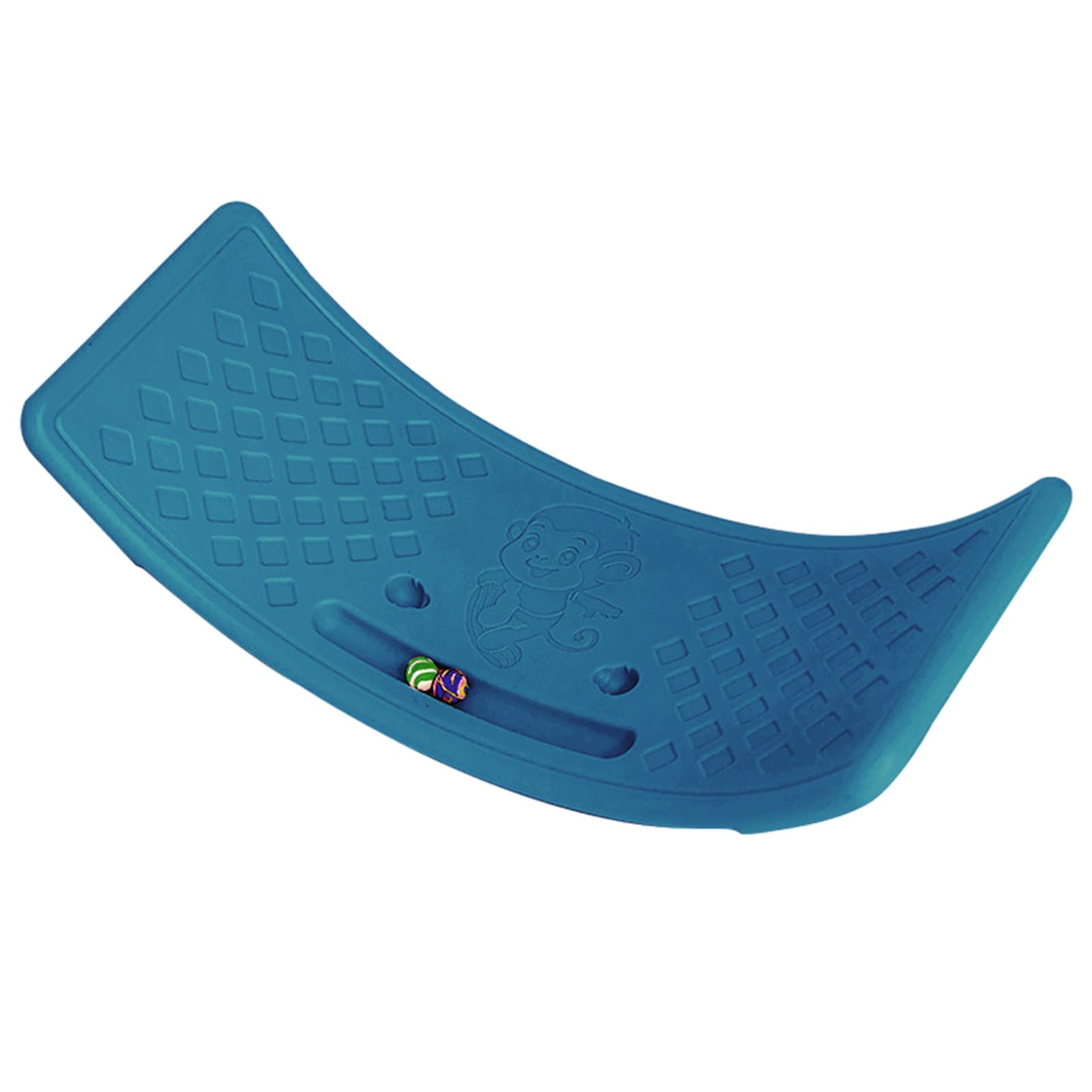 Tabla de equilibrio para niños pequeños, capacidad de carga de 25 kg, tabla de equilibrio compacta y resistente, juguete educativo de extremo abierto, sin olor, para niños