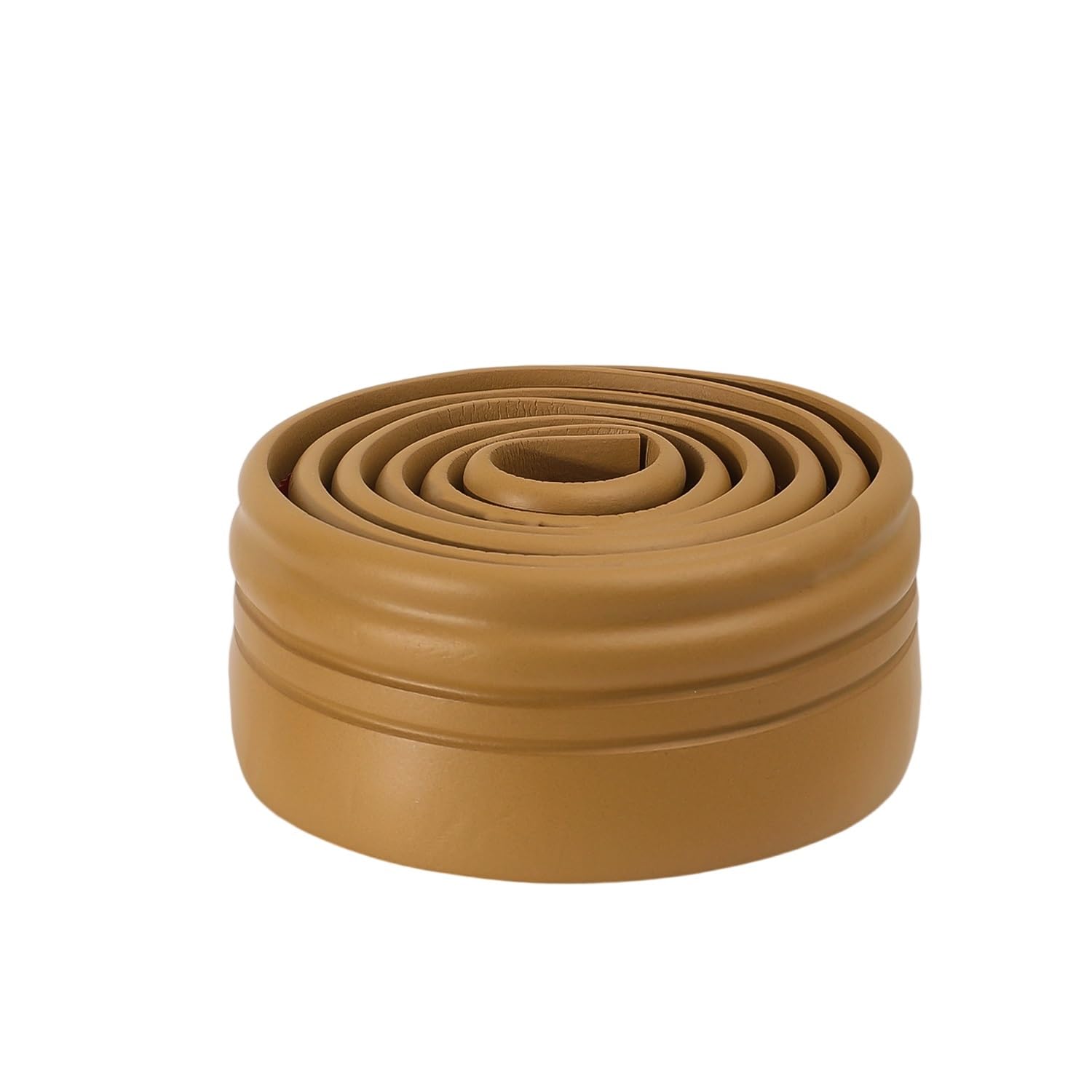 Rodapies Autoadhesivo Zócalo autoadhesivo impermeable de 6/2 m, pegatinas de pared 3D, decoración anticolisión gruesa, for el rincón infantil(Brown,3Rolls- (6M))