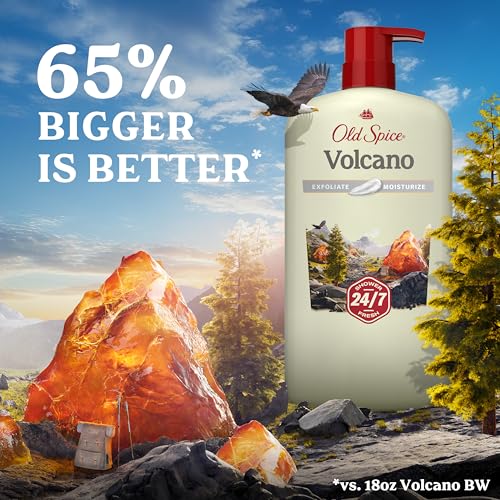 Old Spice Body Wash for Men, Long-Lasting Volcano Scent, 30 fl oz - image 6