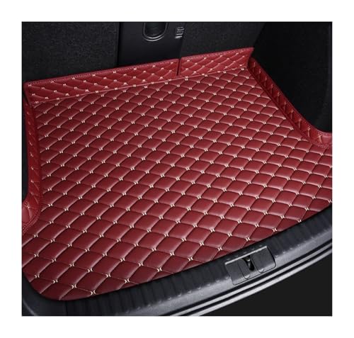 Tapis de Coffre en Cuir pour BMW X1 F48 Confort Sur Mesure Rouge