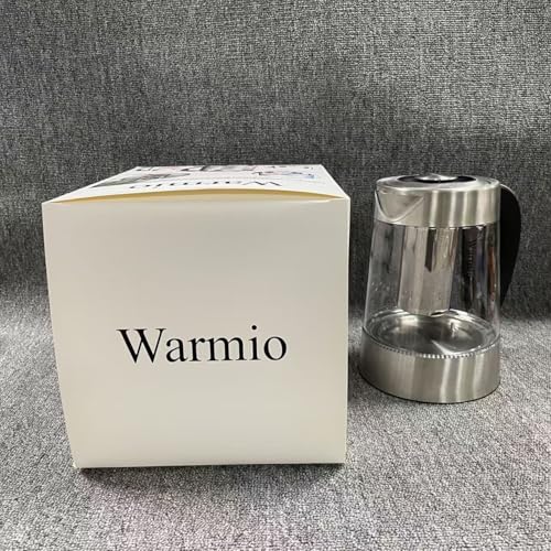 Hervidor eléctrico con pico de vidrio y filtro de acero inoxidable miniatura 3