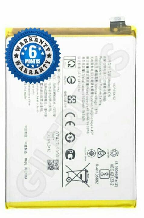 Image of Original B-08 Battery for Vivo Y52s /V2057A / Y31 / V2036 / V2021 / Y52S / V20657 /Y15 Battery with 6 Month Warranty** (BB98)