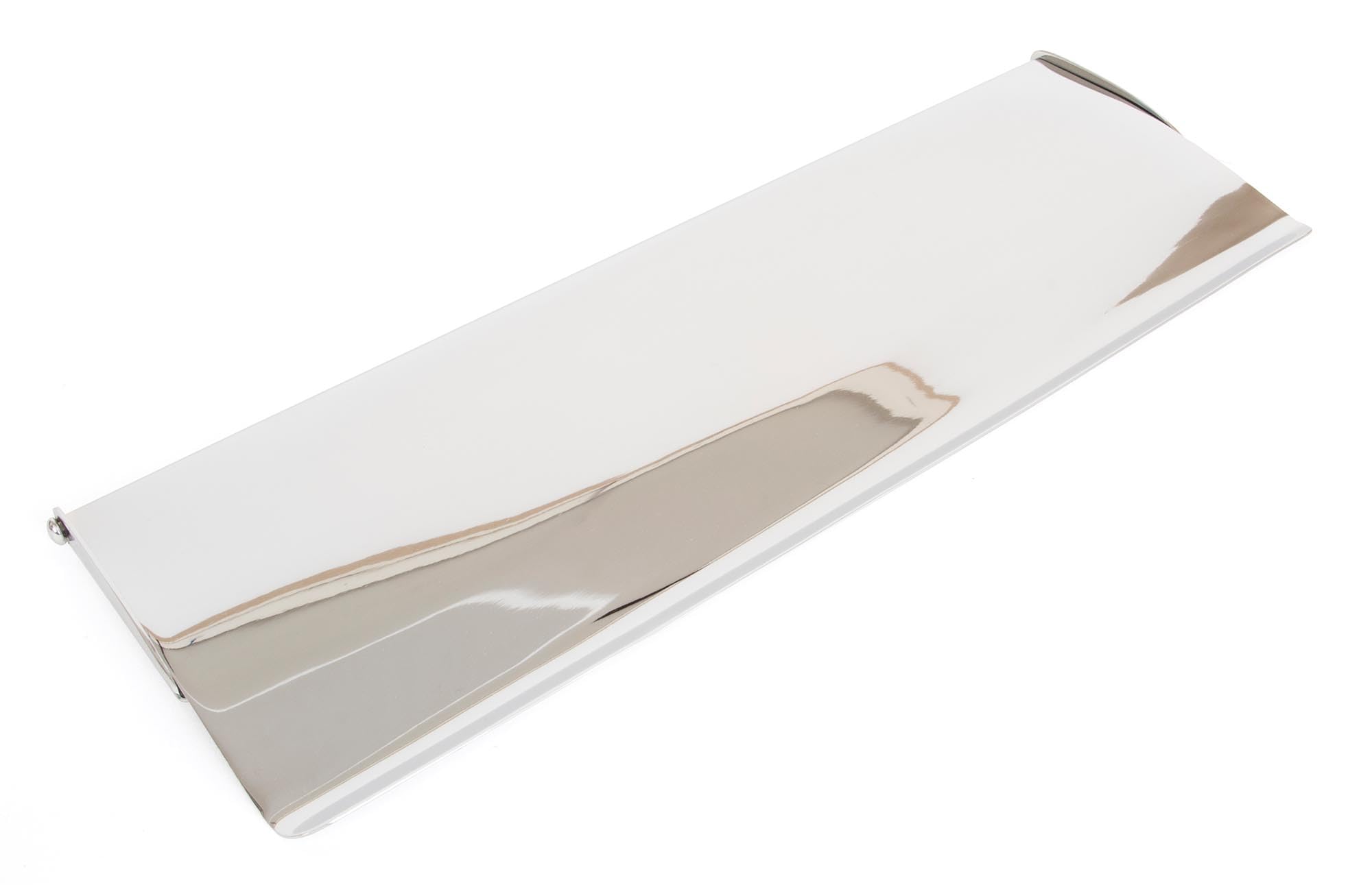 From The Anvil Large Letter Plate Cover - Polished Chrome - Silver