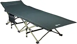 NTK, Cama Dobrável Dream Estrutura de Aço 190x70 cm para Camping, Cinza