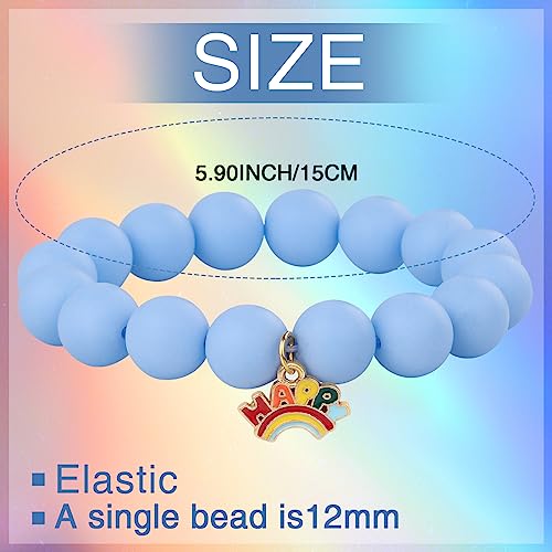 Unicorn Beaded Bracelets for Girls, Cute Rainbow Unicorn Charms Bracelets for Toddler, Girls Friendship Bracelets Jewerly Gift for Kids Girls Christmas2