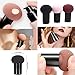 AKOAK 3 Pcs Foundation Sponge Powder Puff Mushroom Head Dry and Wet Makeup Sea Surface Makeup Puff Beauty Makeup Brush Sponge Band Concealer BB Cream Foundation Makeup Tool (Random Color)