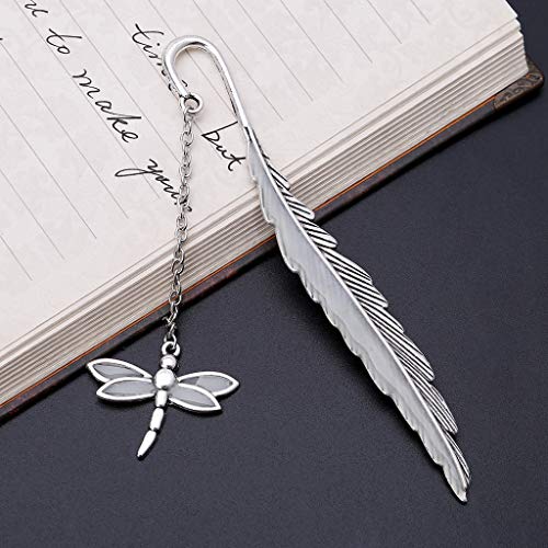 NNGUBIU Segnalibro luminoso che si illumina al