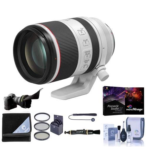 Canon RF 70-200mm f/2.8L is USM Lens, Bundle with Flex Lens Shade, ProOptic 77mm Filter Kit, Cleaning Kit, Lens Cleaner, Lens Wrap, Lens Cap Tether, PC Software Kit