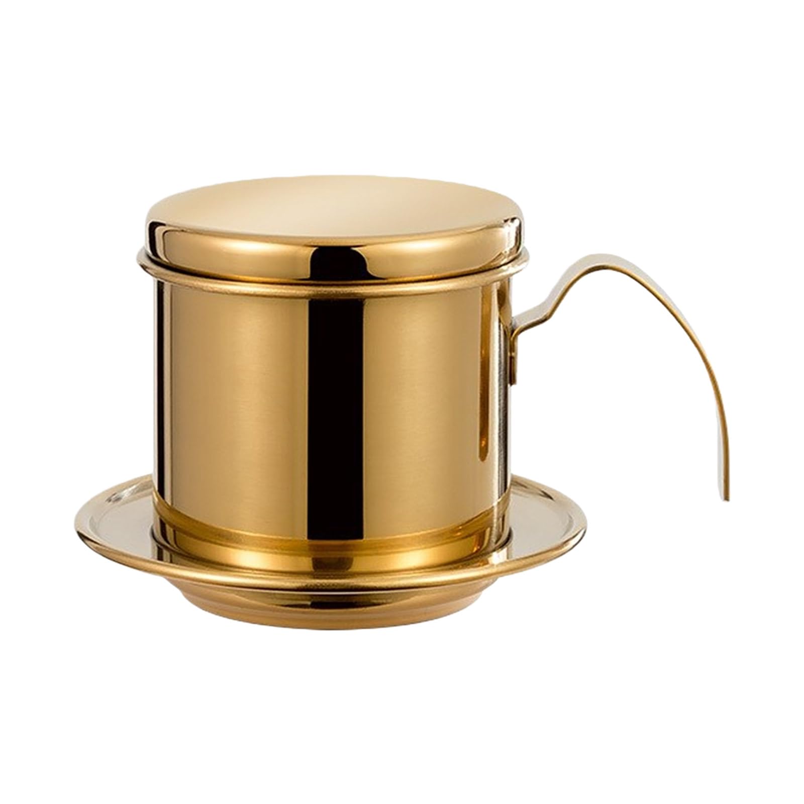 Kalttoy Stainless Steel Coffee Dripper Portable & Dishwasher Safe Quick Brewing Filter for Travel Camping Portable Pouring Over Coffee Maker