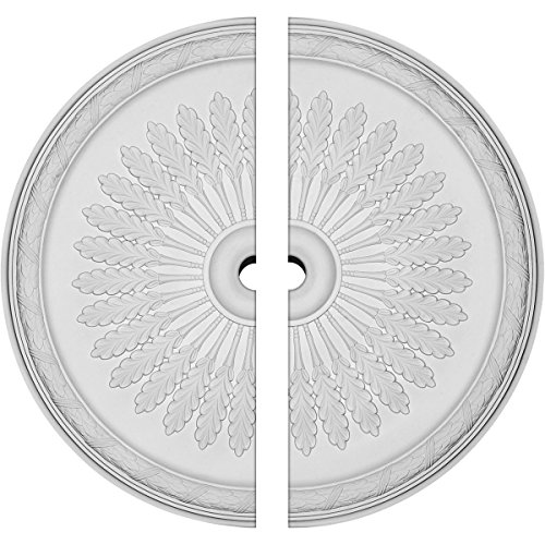 Ekena Millwork CM36JU2-03000 Juniper Ceiling Medallion, 36OD x 3ID x 1 1/2P (Fits Canopies up to 7), Factory Primed