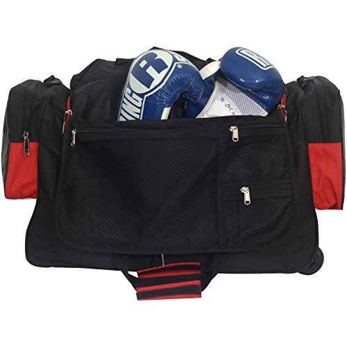 Image of Ringside Elite Rolling Gym Bag, 20 inch x 48 inch x 1 /2 inch