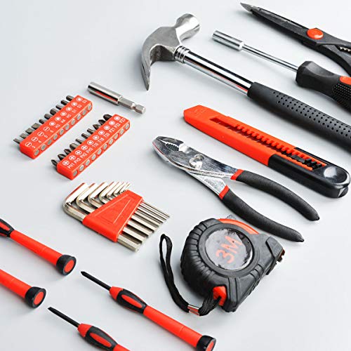 Basic 39-Piece Tool Kit for Household Use - Ideal for College Students and Homeowners