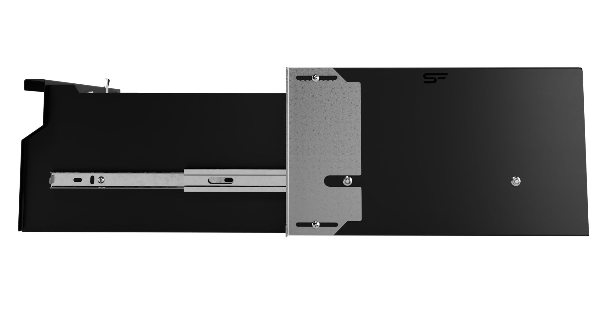 19 Zoll Fachboden 4HE - 19 Zoll Schublade Server Rack aus Stahl für Netzwerkschrank und Serverschrank - Traglast 25 kg - 320 cm Tiefe - Rack Zubehör