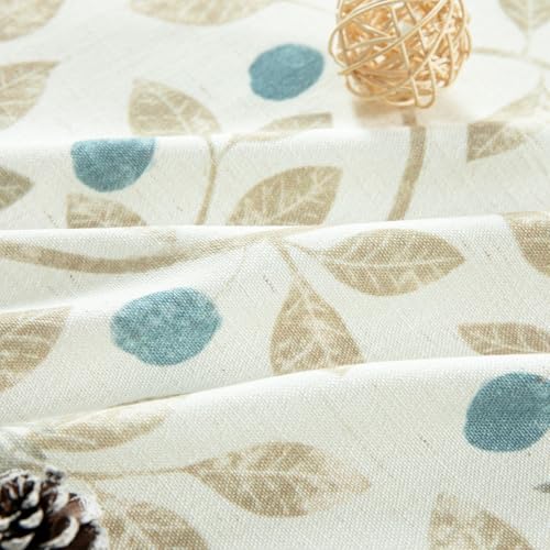 Image of VOGOL Birds Pattern Front Door Curtain, View Reducing Decorative Kitchen French Door Curtains, 1 Panel Faux Linen Drape for Sliding Doorway, 25 x 40 Inches