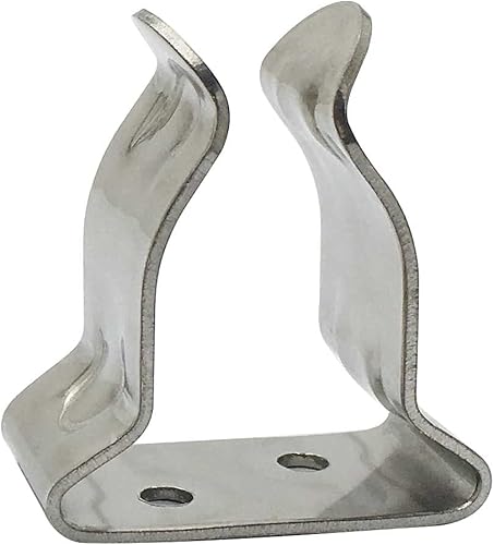 Miniatura 5 de Everainbow - - Clips de resorte para herramientas de abrazadera de resorte, acero inoxidable de grado marino, para gancho de barco, poste de barco,