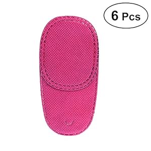 Frcolor 6 stuks amblyopie oogkleppen behandelen valse ogen, amblyopie en strabisme kinderen oogklep voor bril (Rose Red)