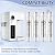 Mysora 4 Pack Water Filter Replacement Compatible with Bluevua RO100ROPOT, Water Filters Set, 1 PP, 1 CTO, 1 RO, 1 PCF, Improved Drink Quality, Easy to Replace for Household Daily Use