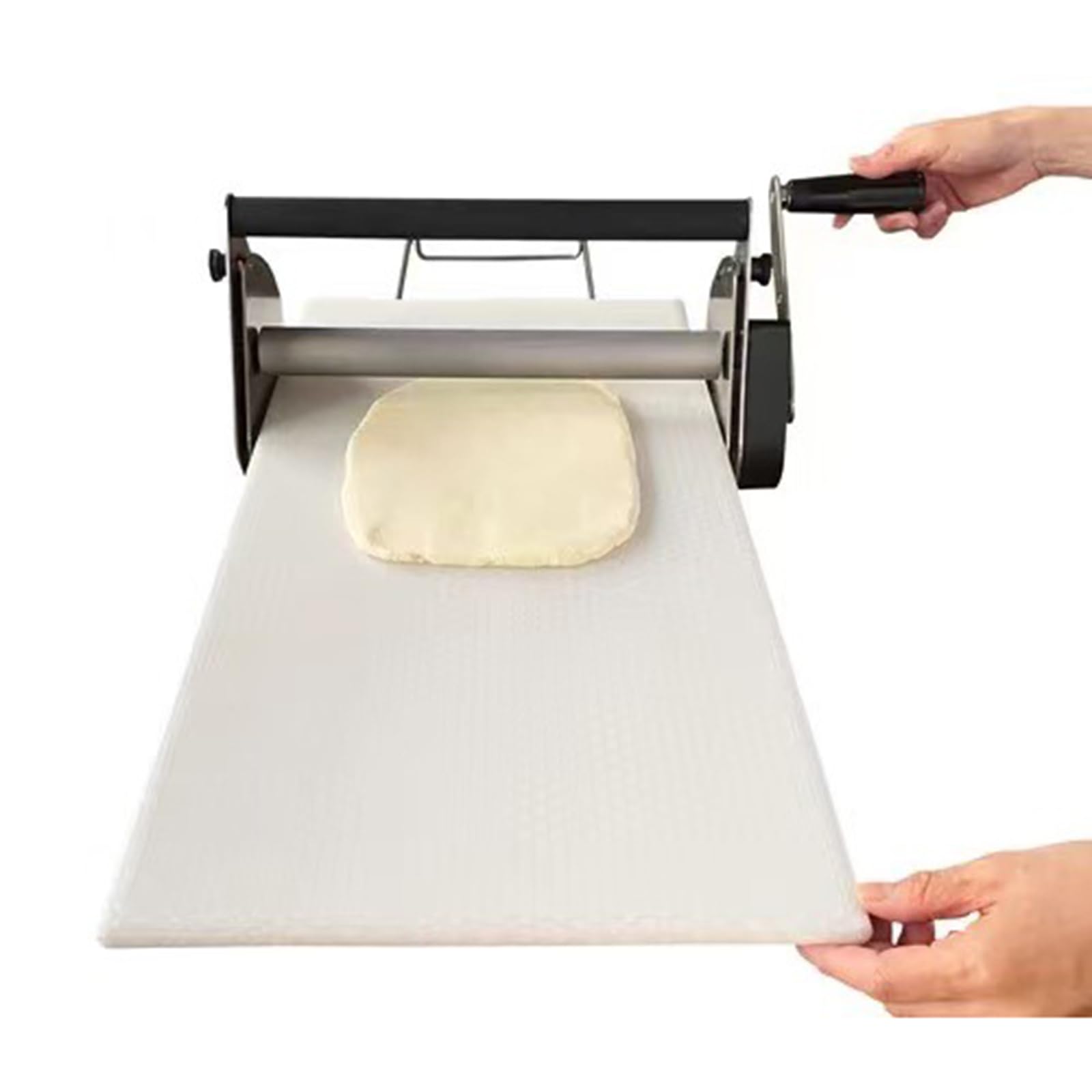 Máquina manual para extender masa, laminadora de masa plegable con asa