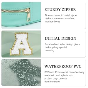 Yoolifeinitialmakeupbagtraveltoiletrybagclearmakeupbagpreppycosmeticbagsorganizertravelessentialsgiftsforwomenteengirlfriendteachermombirthdaymothersdaygiftsblues Urban Country Home Decor Yoolife initial make up bag travel toiletry bag clear makeup bag preppy cosmetic bags organizer travel essentials gifts for women teen girlfriend teacher mom birthday mothers day gifts blue s urban country home decor