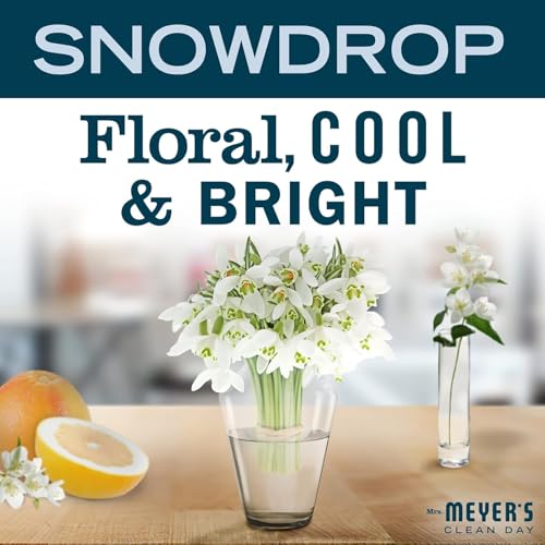Image of MRS. MEYER'S CLEAN DAY Liquid Hand Soap, Snowdrop, 12.5 fl oz, 3 Pack