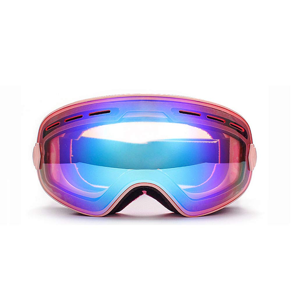 Lunettes de Ski pour Enfants, Lunettes de Ski antibuée à Double Couche sphérique, Lunettes d'escalade sur Neige compatibles avec Les Lunettes de myopie
