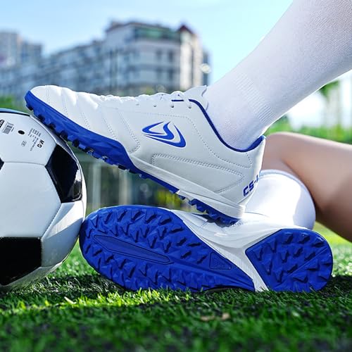 Botas de fútbol para niños con tacos bajos para césped artificial 2