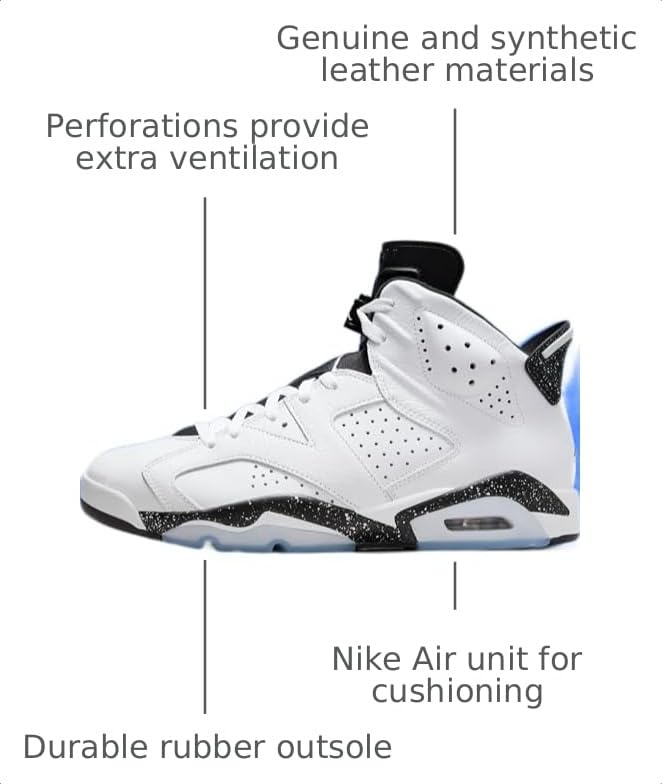 Image of Nike Men's Air Jordan 6 Retro Sneaker