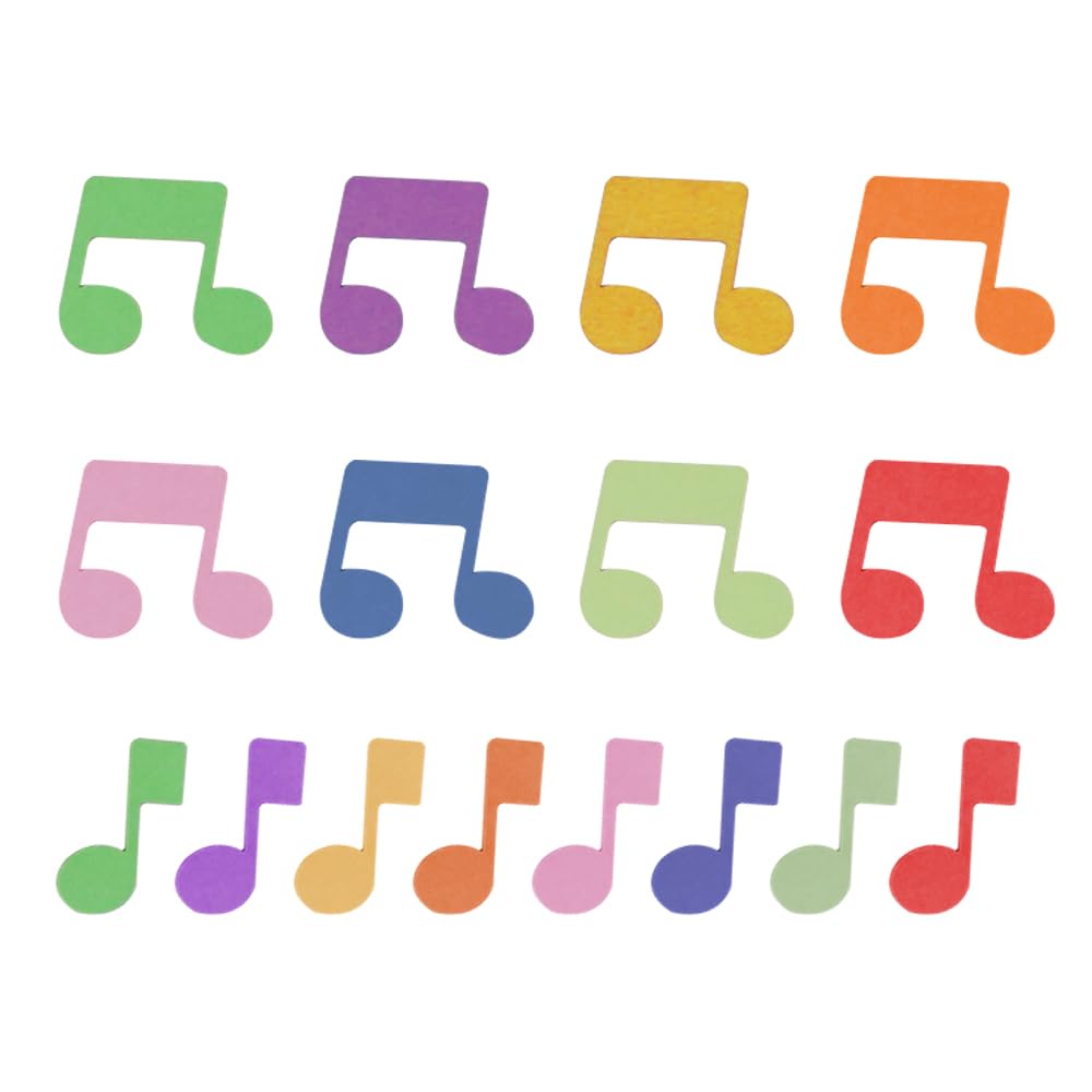 FONGKNOX 100 sztuk konfetti muzyczne, papierowe konfetti wiolinowe, klucze wiolinowe, konfetti sto?owe, akcesoria na imprez? muzyczn?, dekoracja nuty muzyczne na imprez? muzyczn?, wesele, urodziny