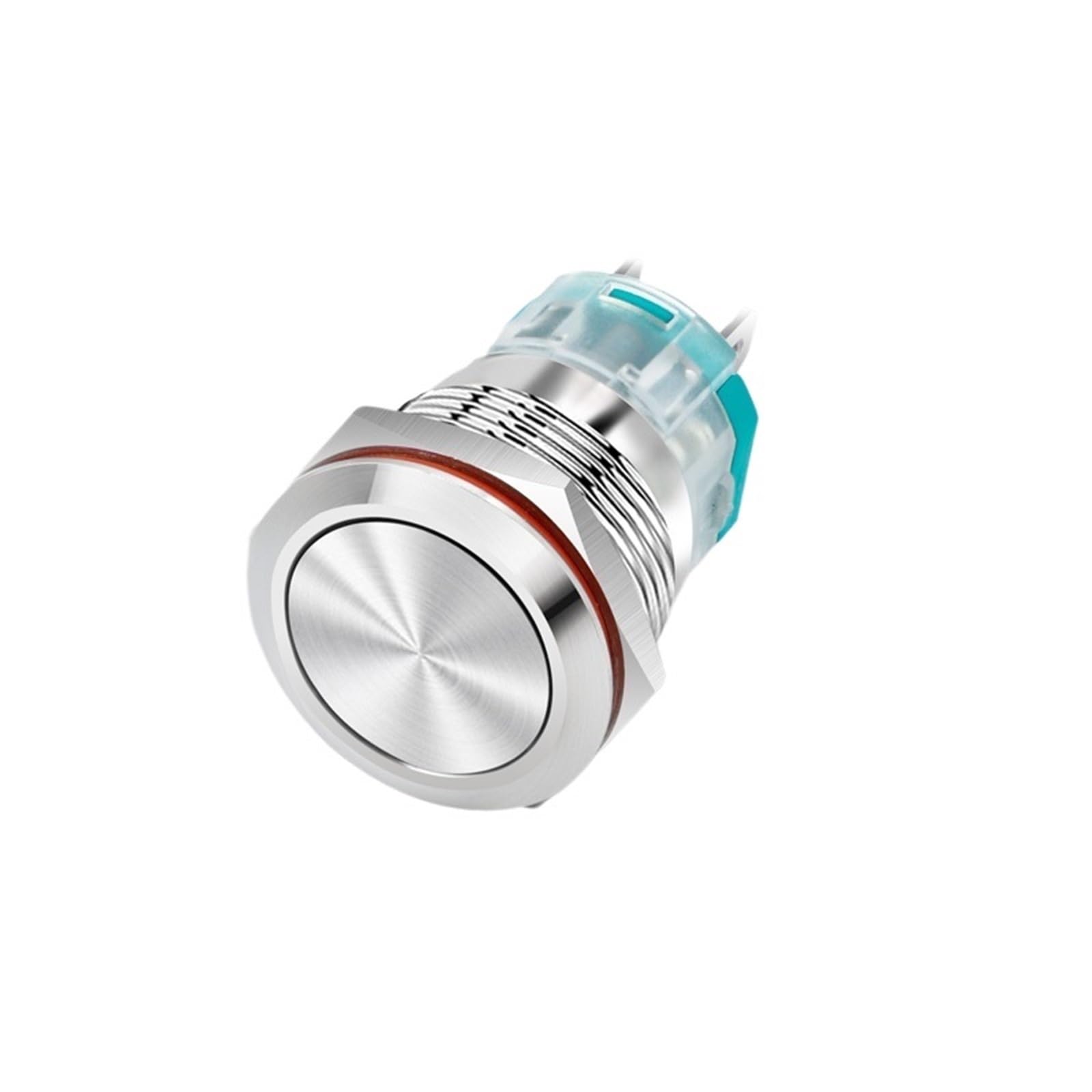 Bouton poussoir 22mm autobloquant vert armée 9-24V pour tableau de commande - 7
